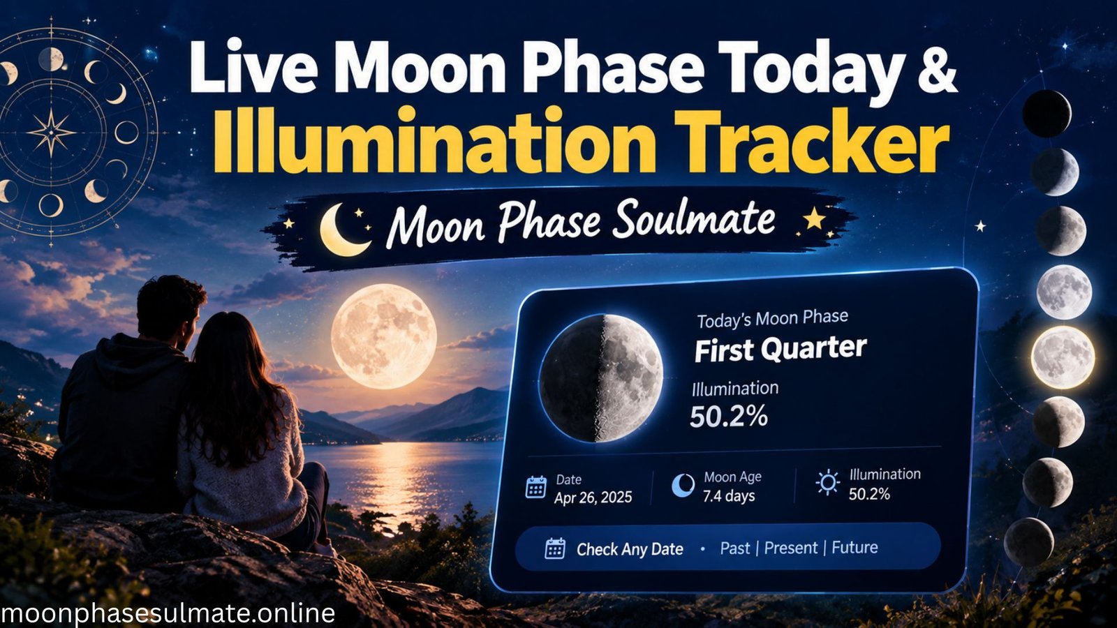 live moon phase today